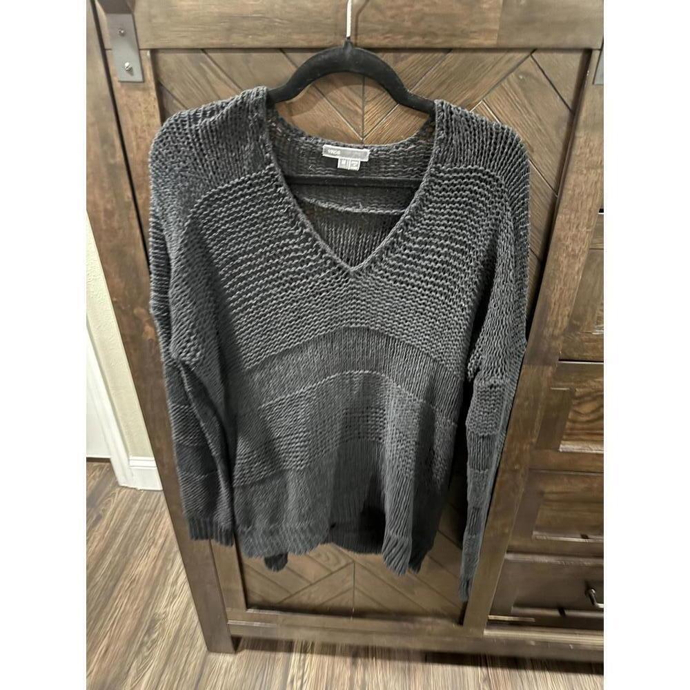 Excellent Condition Vince Knit Cotton Blend V Neck Sweater sz M
